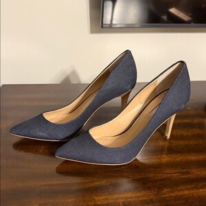 BCBGeneration Elegant Dark Denim Heels